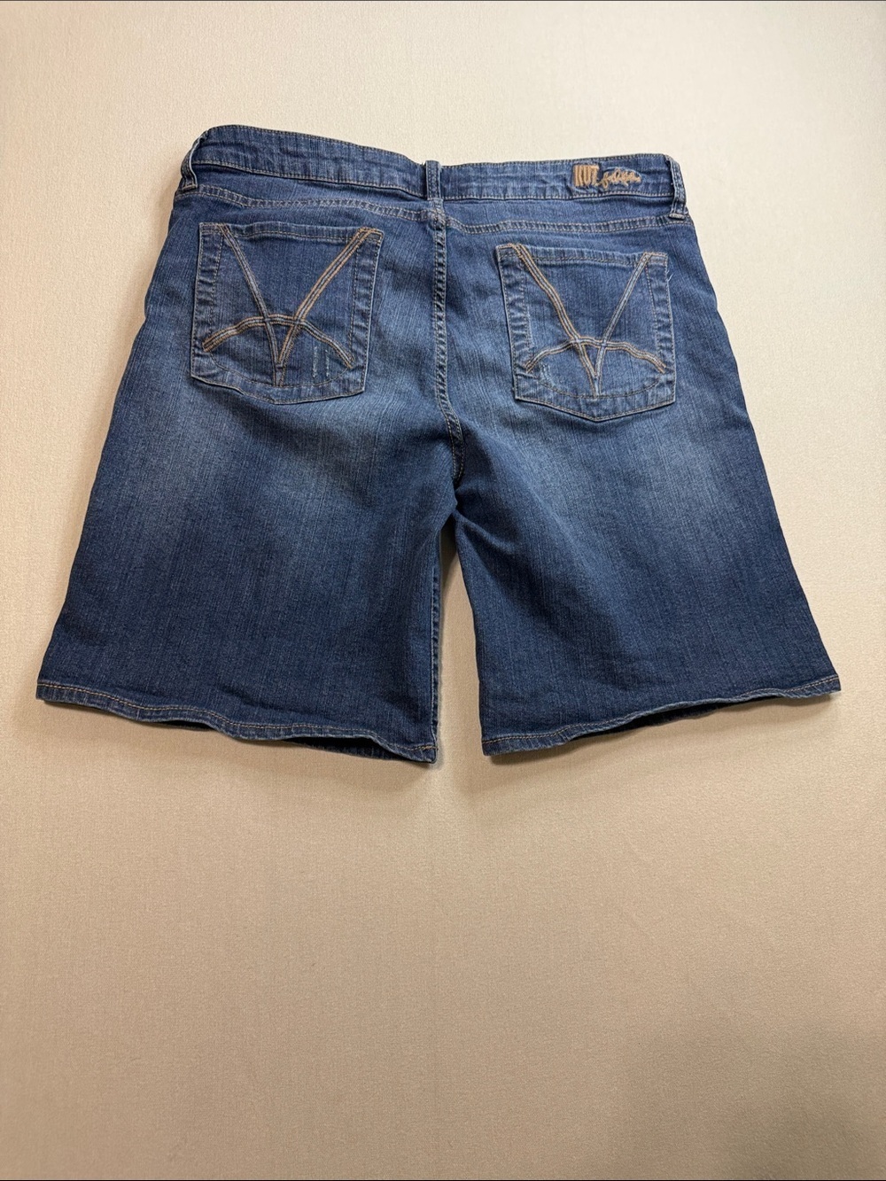Kut from the Kloth Dark Blue Denim Bermuda Shorts
